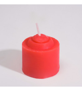 Красная свеча для БДСМ «Роза» из низкотемпературного воска
