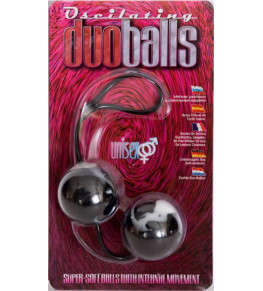 Чёрно-белые вагинальные шарики Duoballs
