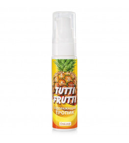 Гель-смазка Tutti-Frutti со вкусом тропических фруктов - 30 гр.