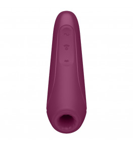 Бордовый вакуум-волновой стимулятор Satisfyer Curvy 1+