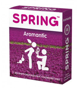 Ароматизированные презервативы SPRING AROMANTIC - 3 шт.
