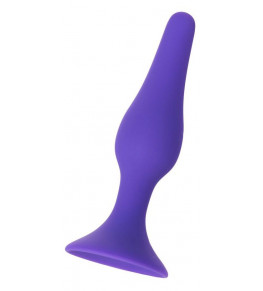 Фиолетовая анальная пробка - 11,3 см.