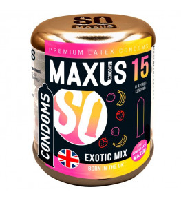 Ароматизированные презервативы Maxus Exotic Mix - 15 шт.