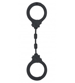 Черные силиконовые наручники Suppression